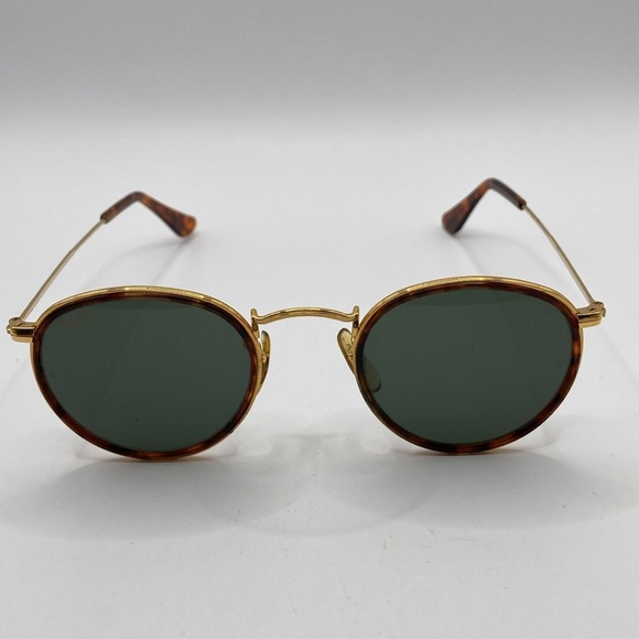 Vintage Ray Ban W1675 Classic Metals Sunglasses Tortoise Shell